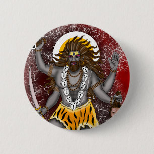 Lord Bhairava-Taschentuch Button
