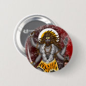Lord Bhairava-Taschentuch Button (Vorne & Hinten)