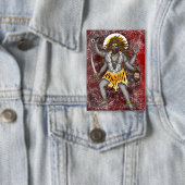 Lord Bhairava-Tragetasche Button (Insitu)