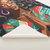 Lord Bless und Behalt Sie Weihnachten Schwarze Fra Sherpadecke (3/4)