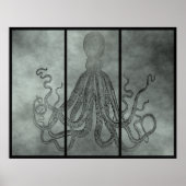 Lord Bodner triptych in Schwarzweiß Poster (Vorne)