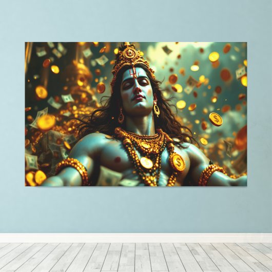 Lord Brahma 2 Canvas Print Picture Version 1 Leinwanddruck (Insitu (Holzboden))