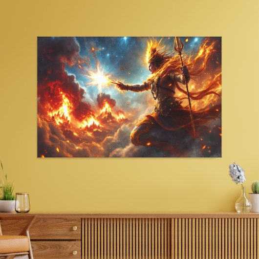 Lord Brahma 6 Canvas Print Picture Leinwanddruck (Insitu (Wohnzimmer))