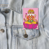 Lord Brahma Knopf Button (Insitu)