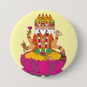 Lord Brahma Knopf Button (Vorderseite)