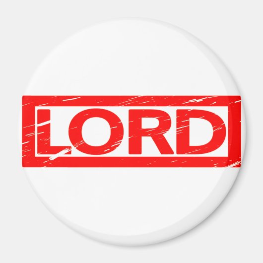 Lord Briefmarke Magnet (Vorne)