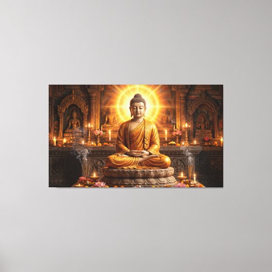 Lord Buddha Leinwanddruck (Vorderseite)