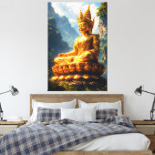 Lord Buddha of the Golden Land Leinwanddruck (Insitu (Schlafzimmer))