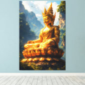 Lord Buddha of the Golden Land Leinwanddruck (Insitu (Holzboden))