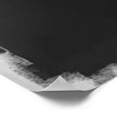 Lord Buddha - Portrait über die Holzkohle Poster (Ecke)