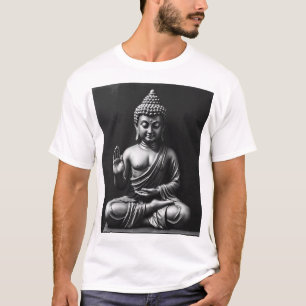 Lord Buddha - Portrait über die Holzkohle T-Shirt