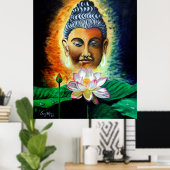 Lord Buddha Poster (Heimbüro)