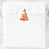Lord Buddha Runder Aufkleber (Tasche)