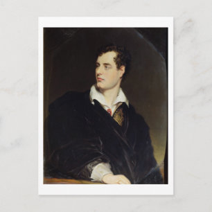 Lord Byron after a Portrait painted by Thomas Phil Postkarte