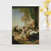 Lord Byron, das im Haus sich ausruht Karte (Gelbe Blume)