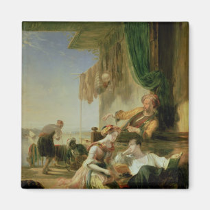 Lord Byron, das im Haus sich ausruht Magnet