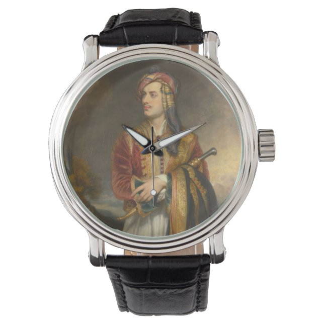 Lord Byron in albanischem Kleid während des griech Armbanduhr (Vorderseite)