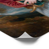 Lord Byron in albanischer Kleidung - 1813 Poster (Ecke)