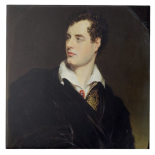 Lord Byron nach einem Porträt gemalt von Thomas Fliese