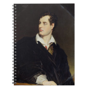 Lord Byron nach einem Porträt gemalt von Thomas Notizblock
