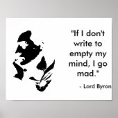 Lord Byron Poster (Vorne)
