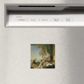 Lord Byron stellt sich im Haus Magnet (In Situ (Geschirrspüler))