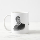 Lord Byron, verweigere ich nichts, aber bezweifele Kaffeetasse (Links)