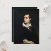 Lord Byron (von Laslett John Pott) Karte (Vorderseite/Rückseite Beispiel)