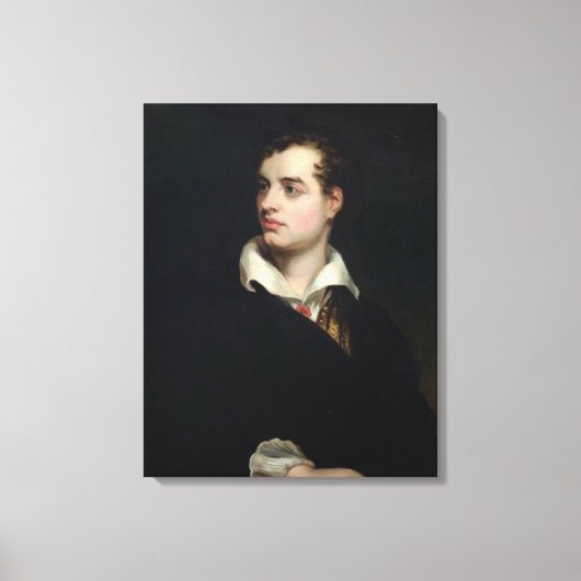 Lord Byron (von Laslett John Pott) Leinwanddruck (Vorderseite)