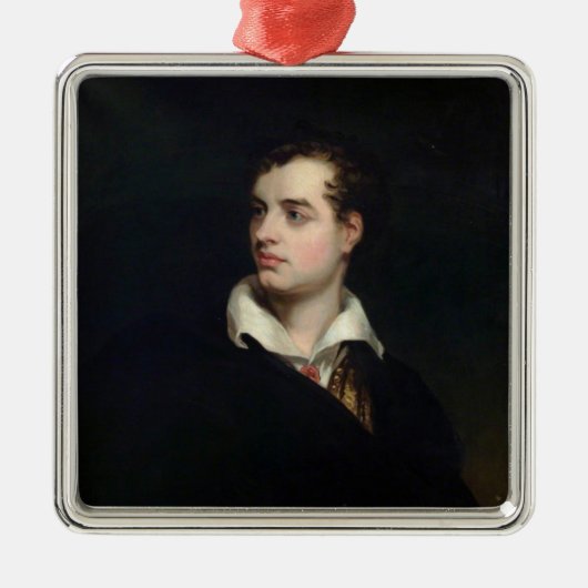 Lord Byron (von Laslett John Pott) Ornament Aus Metall (Vorne)