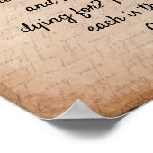 Lord Byron zitieren **12 x 12 Art Print Poster (Ecke)