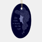 Lord Byron's Lady Keramik Ornament (Rechts)