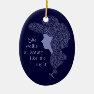 Lord Byron's Lady Keramik Ornament