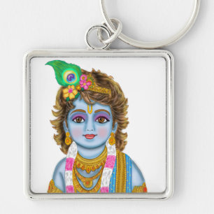 Lord Child Krishna Schlüsselanhänger