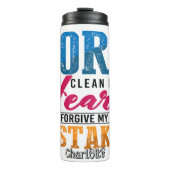 Lord Clean My Heart Forgive My Mistakes Thermosbecher (Vorderseite)