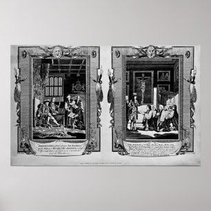 Lord Cromwell stellt die Bibel Henry VIII dar Poster