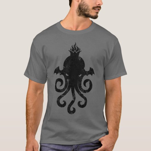 Lord Cthulhu Faded Icon T-Shirt (Vorderseite)