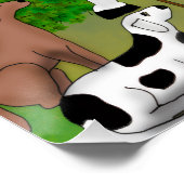 Lord Dattatreya Clock Poster (Ecke)