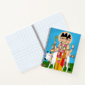 Lord Dattatreya Notebook Notizblock (Innenseite)