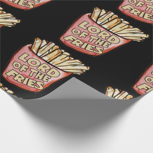 LORD der Pommes frites Geschenkpapier (Ecke)