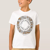 LORD DER RINGS™ Doodle Art T-Shirt (Vorderseite)