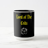 Lord des Crits Zweifarbige Tasse (Mittel)