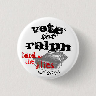 Lord des Fliegen-Ralph-Knopfes Button