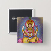 Lord-Dhanvantari-Knopf Button (Vorne & Hinten)