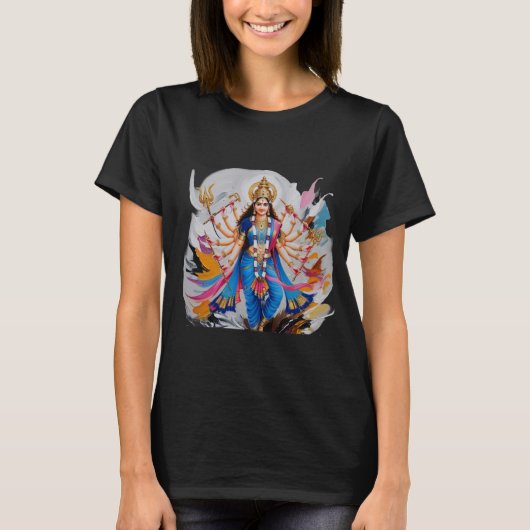 Lord Durga: Power und Kraft T-Shirt (Vorderseite)