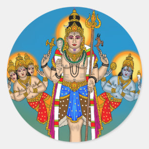 Lord Ekpada Shiva Aufkleber