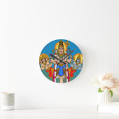 Lord Ekpada Shiva Clock Runde Wanduhr (Zuhause)