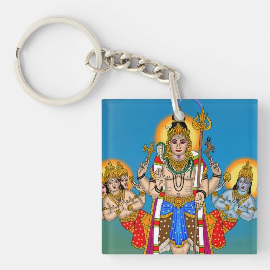 Lord Ekpada Shiva Keychain Schlüsselanhänger (Vorderseite)