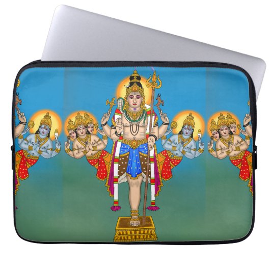 Lord Ekpada Shiva Laptop Cover (Vorderseite)