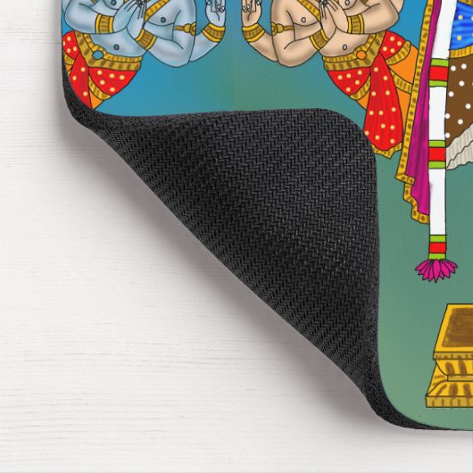 Lord Ekpada (Shiva) Mouse Pad Mousepad (Ecke)